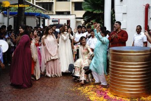 Ganesh Visarjan ceremony at actress Shilpa Shetty’s house