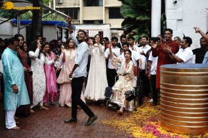Ganesh Visarjan ceremony at actress Shilpa Shetty’s house