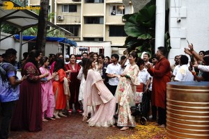 Ganesh Visarjan ceremony at actress Shilpa Shetty’s house
