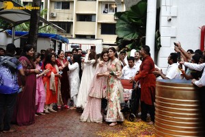 Ganesh Visarjan ceremony at actress Shilpa Shetty’s house