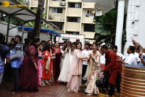 Ganesh Visarjan ceremony at actress Shilpa Shetty’s house