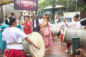 Shilpa Shetty dances her heart out at Ganpati Visarjan on Sep 20, 2023