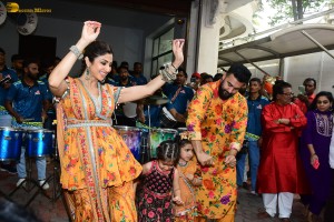 Shilpa Shetty and her family celebrate Ganesh Visarjan