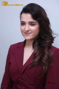 Singer and Actress Shirley Setia photoshoot in a red dress