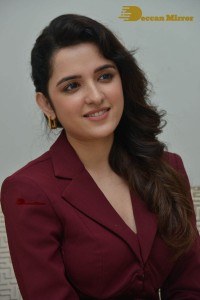 Singer and Actress Shirley Setia photoshoot in a red dress