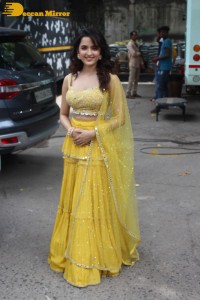 Shirley Setia in a Yellow Dress