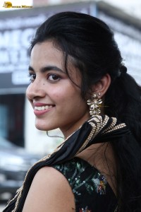 actress Shivani Nagaram cute photoshoot in a black dress