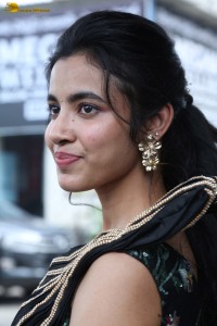 actress Shivani Nagaram cute photoshoot in a black dress