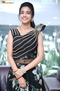 actress Shivani Nagaram cute photoshoot in a black dress