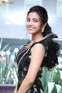 actress Shivani Nagaram cute photoshoot in a black dress