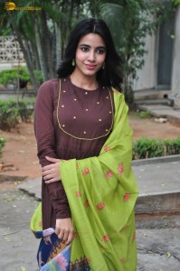 actress shivani nagaram cute photoshoot in a brown salwar