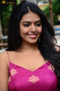 telugu actress Shivani Rajashekar beautiful in a pink dress