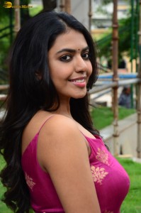 telugu actress Shivani Rajashekar beautiful in a pink dress