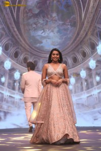 Shivathmika Rajashekar ramp walk at a fashion show