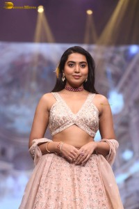 Shivathmika Rajashekar ramp walk at a fashion show