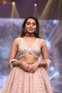 Shivathmika Rajashekar ramp walk at a fashion show