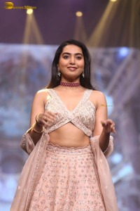 Shivathmika Rajashekar ramp walk at a fashion show