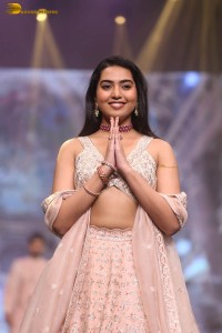 Shivathmika Rajashekar ramp walk at a fashion show