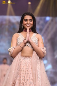 Shivathmika Rajashekar ramp walk at a fashion show