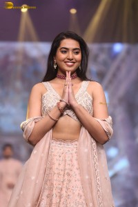 Shivathmika Rajashekar ramp walk at a fashion show