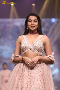 Shivathmika Rajashekar ramp walk at a fashion show