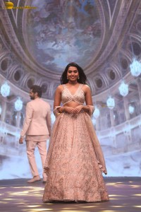 Shivathmika Rajashekar ramp walk at a fashion show