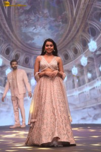 Shivathmika Rajashekar ramp walk at a fashion show