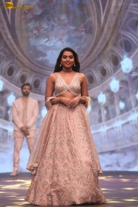Shivathmika Rajashekar ramp walk at a fashion show