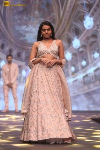 Shivathmika Rajashekar ramp walk at a fashion show