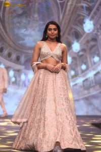 Shivathmika Rajashekar ramp walk at a fashion show