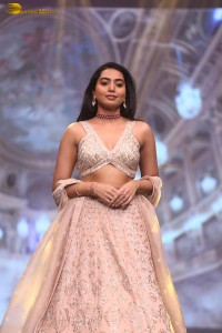 Shivathmika Rajashekar ramp walk at a fashion show