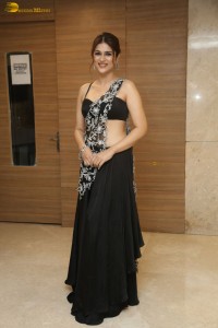 actress Shraddha Das beautiful in a black lehenga choli at an event