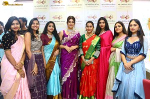 Shraddha Das launches Sri Krishna Silks in A.S. Rao Nagar, Hyderabad