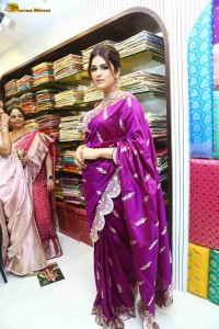 Shraddha Das launches Sri Krishna Silks in A.S. Rao Nagar, Hyderabad