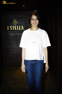 actress Shraddha Kapoor lovely looks in a white t-shirt and denim jeans