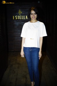 actress Shraddha Kapoor lovely looks in a white t-shirt and denim jeans