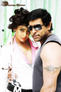 Shriya Saran and Vikram in Mallanna movie