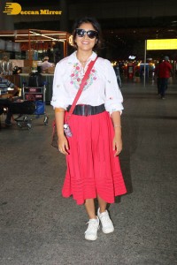 Shriya Saran seen with her husband Andrei and daughter Radha