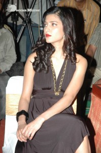 Shruti Haasan in a brown dress