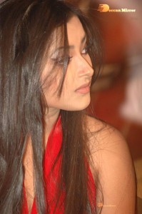 Shweta Basu Prasad wearing a Red Dress attending a movie function