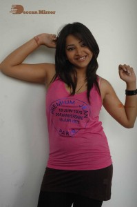 Shweta Basu Prasad seen in a pink top as she is posing for pictures