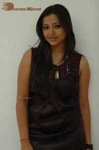 Actress Shweta Basu Prasad cute in a Brown Dress