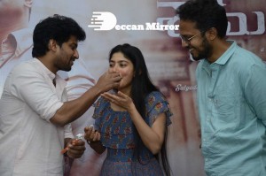Sai Pallavi and Nani celebrating the success of Shyam Singha Roy movie