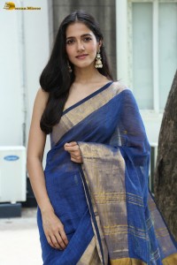 actress Simran Choudhary beautiful in a blue saree