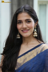 actress Simran Choudhary beautiful in a blue saree