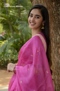 actress simrat kaur beautiful in a pink saree