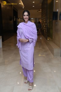 Actress Simrat Kaur cute in a light purple salwar dress