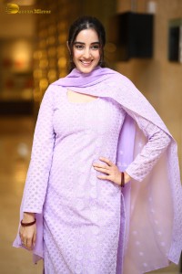 Actress Simrat Kaur cute in a light purple salwar dress