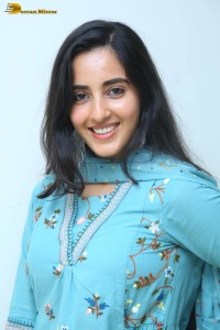 Indian actress simrat kaur photoshoot in a blue salwar kameez