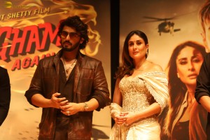 Singham Again Trailer Launch attended by Ajay Devgn, Kareena Kapoor, Ranveer Singh, Arjun Kapoor, and Tiger Shroff